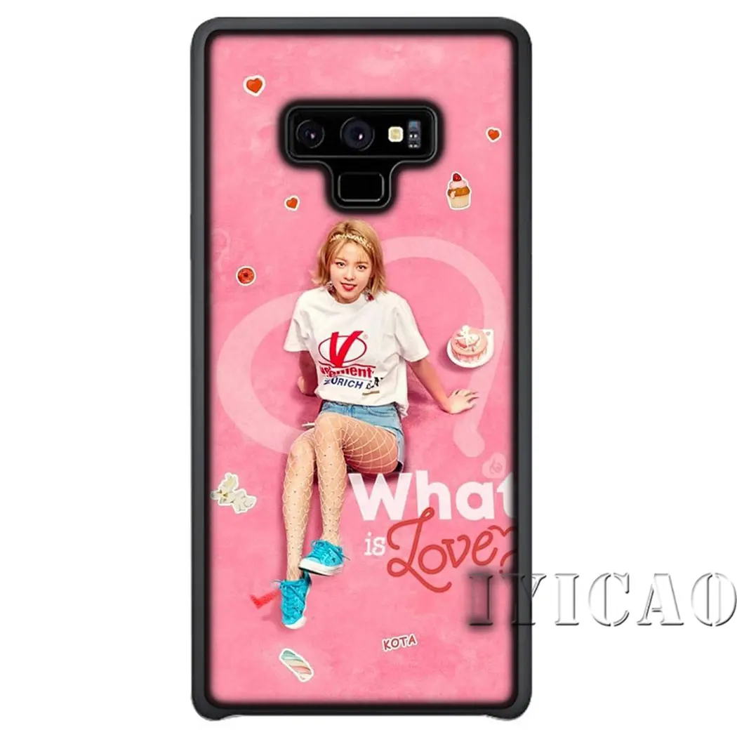 IYICAO TWlCE корейский комбинированный мягкий силиконовый телефон для samsung A3 A5 A6 Plus A7 A8