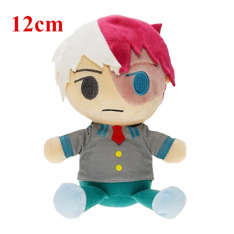 Серый 15 см аниме My Hero Academy izku Midoriya Katsuki Bakugou Shouto Todoroki плюшевые подвесные игрушки мягкие куклы подарок - Цвет: Серый