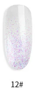 12 transparent color 10 г блеск для ногтей пыль 12 цветов лазерный цветной блесток лак порошок Маникюр Валентина пигмент искусство советы - Цвет: 12 transparent color