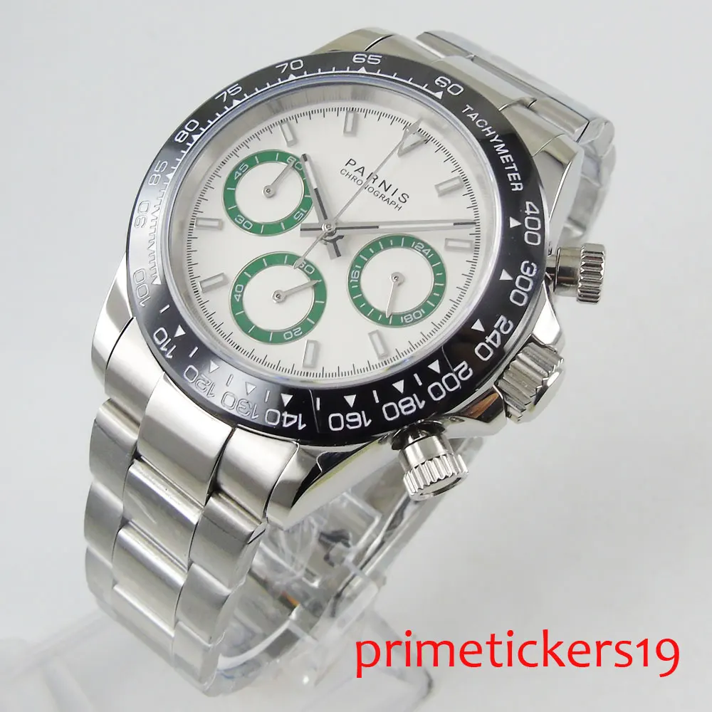 Мужские часы с хронографом и кварцевым механизмом 39 мм | Наручные