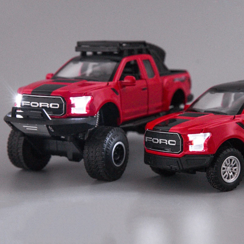 1:32 Масштаб моделирование Raptor F150 модель автомобиля литой автомобиль игрушки