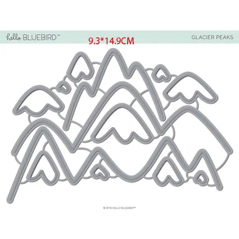 

Металлические Вырубные штампы Snow mountain для скрапбукинга