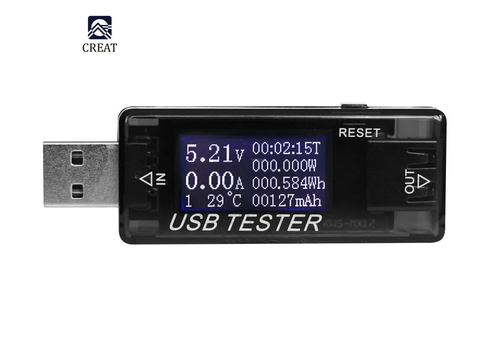 8 в 1 USB-тестер для измерения напряжения и емкости |