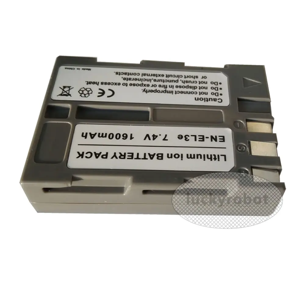 Аккумулятор 1600 мАч для Nikon EN EL3 EL3e D50 D90 D200 D900 90306|Цифровые аккумуляторы| |