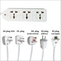 new travel adapter eu us au uk plug socket universal ac outlet power strip multi fonction extension cord 0 511 5235m 3500w
