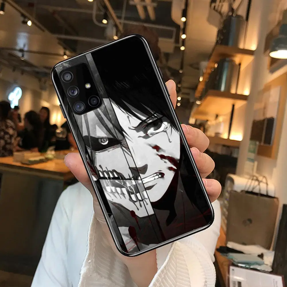 

Wings of Liberty Anime Phone Case Hull For Samsung Galaxy A 90 50 51 20 71 70 40 30 10 80 E 5G S Black Shell Art Cell Cover