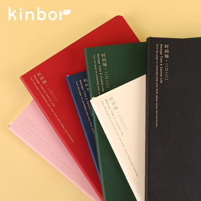 Планировщик времени Kinbor A5 2022 планировщик книга на 112 листов мягкая искусственная