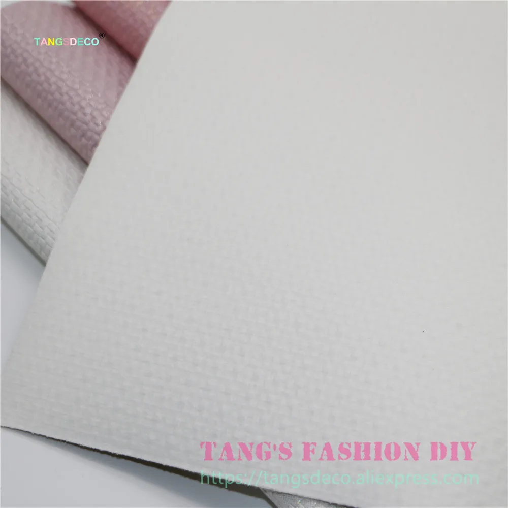 

8PCS-- 21x29cm DIY Hair Bow Material Candy Color Pearly LASER Color Small Checks PU Synthetic leather set