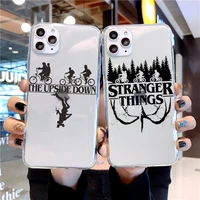 phone case for iphone 12 11 pro 7 8 plus x xs xr xs max se2 soft shockproof clear cover stranger things christmas lights cases