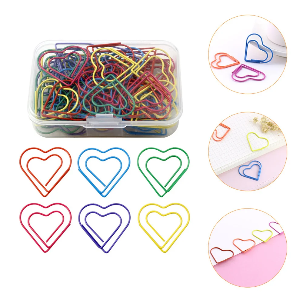

48 Pcs Boxed Stylish File Clips Portable Memo Clips Novel Creative Bookmarks