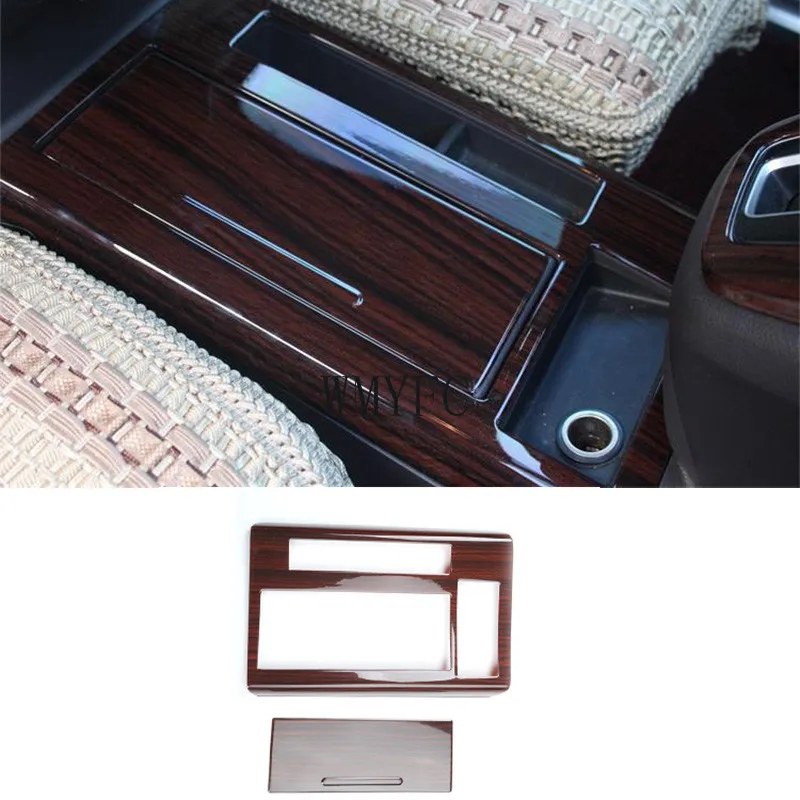 

ABS Carbon fiber Front Water Cup Drink Holder Trim Cover Frame For Honda CRV CR-V 2012 2013 2014 Interior Decoration Car Styling