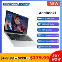 blackview 14 inch laptop acebook 1 windows 10 notebook intel gemini lake n4120 laptops 128gb ssd pc for students office computer