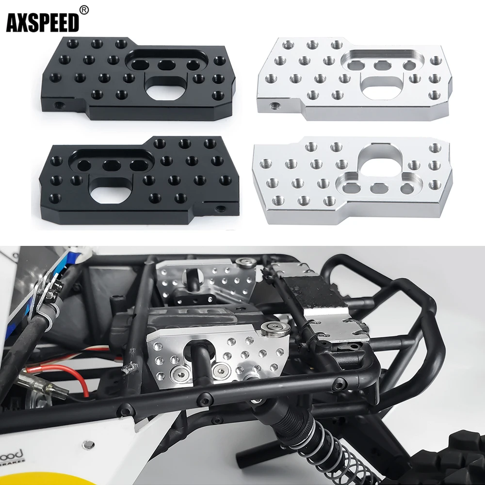 

AXSPEED 2Pcs Metal Front Shock Damper Towers Mount for 1/10 Axial Wraith 90018 RC Crawler Car Upgrade Parts