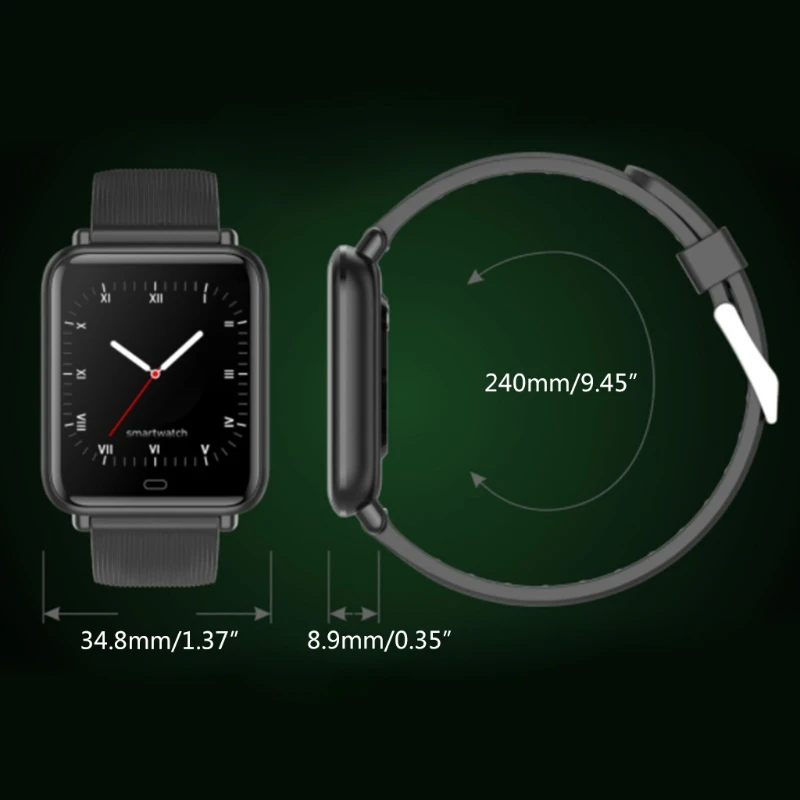 

C9GD IP67 Waterproof Fitness Calories Counter Tracker Watches SMS/Whatsapp/Notification Warning Display