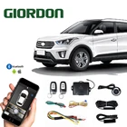 Автомобильная сигнализация GIORDON, система оповещения с пультом дистанционного управления, кнопкой пуска и останова двигателя