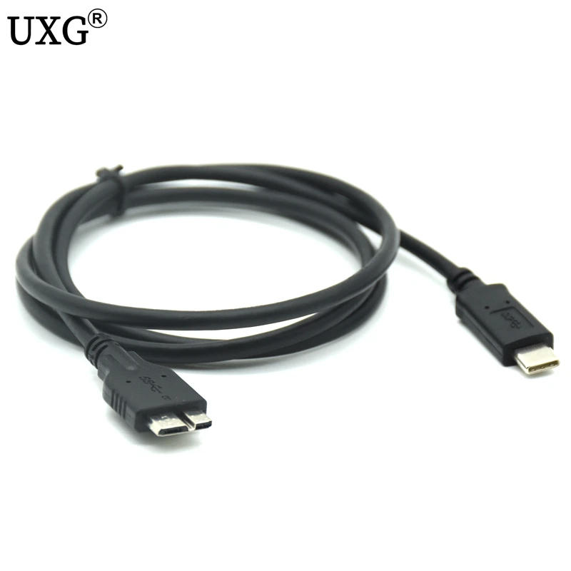 USB кабель 0 3 м 1 Type C к Micro B 10Pin 5 Гбит/с разъем для передачи данных адаптер жесткого