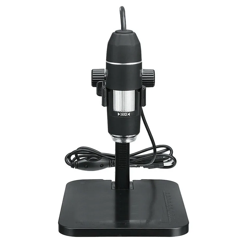 3 in 1 usb 1600x digital microscope type c electronic microscope camera zoom magnifier endoscope 8 leds 2mp with lifting stand free global shipping
