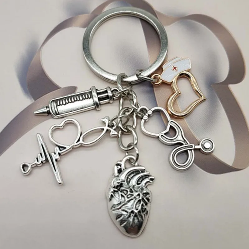 Брелок с подвеской в форме сердца брелок медицинской анатомии для врача и