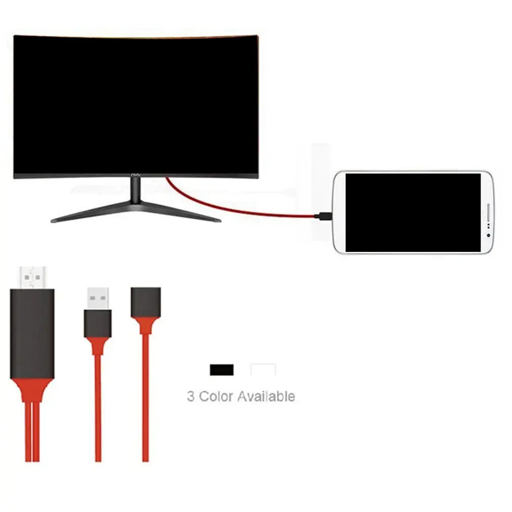 2 м 8 Pin к HDMI HDTV av кабель адаптер Lightning для устройства IPhone IPad IOS системы мобильный