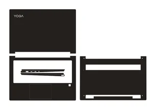 Чехол-наклейка для ноутбука из углеродного волокна и винила для 2019 выпуска Lenovo Yoga C940 14 