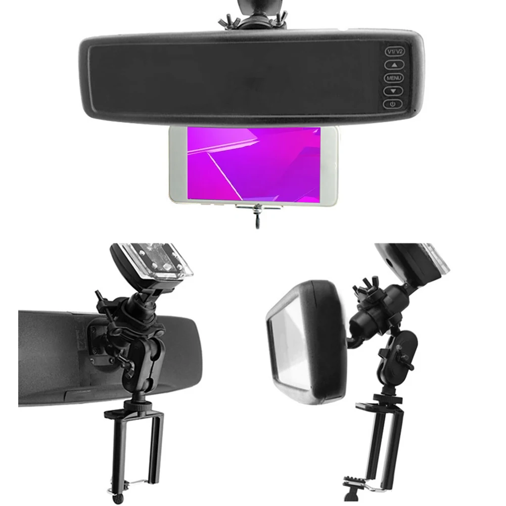 Зеркало заднего вида держатель для мобильного телефона устойчивый кронштейн
