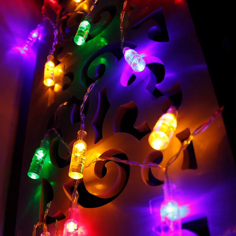 

Bottle LED String Lights Christmas Led Light Bedroom Creative Garland Curtain Holiday Warm White Lamp Party Decors Kurtyna Led