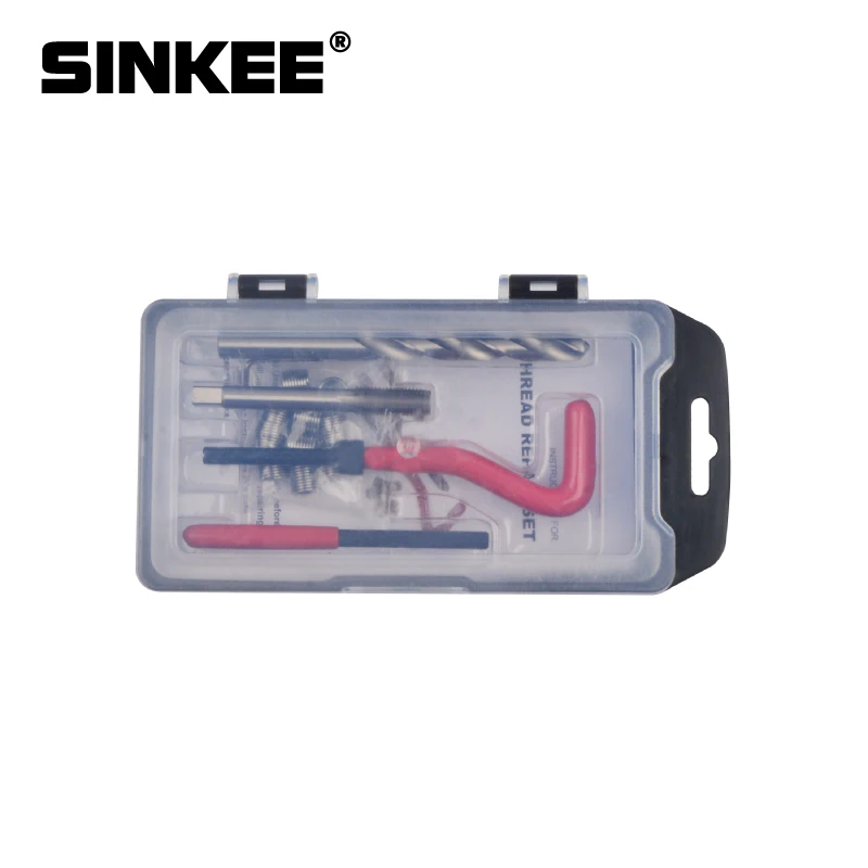 7 видов откатных резьбовых вставок установочный комплект ремонтный инструмент