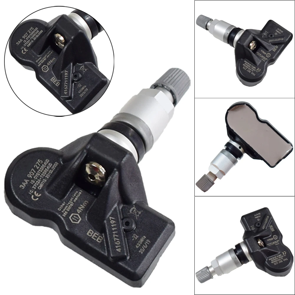 Датчик давления в шинах 3AA907275 TPMS 1 шт. датчик для Volkswagen Tiguan CC 2011-2016 3AA907275F 3AA907275D 433