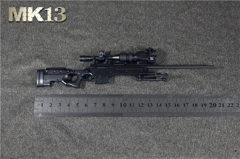 

1:6 весы Mk13 снайперская винтовка котики оружие пластмассовые игрушечные модели для детей возрастом от 12 "фигурку нельзя съемки