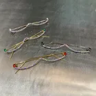 Стразы, металлические оправы, оправы для очков для женщин, алмазные оправы для очков без линз, украшение для очков