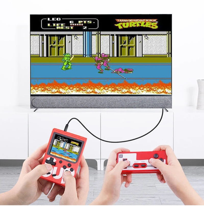 Марио классический Портативный мини портативная игровая консоль Gameboy 8-битный ЖК-дисплей детская Цвет игровая ТВ-приставка