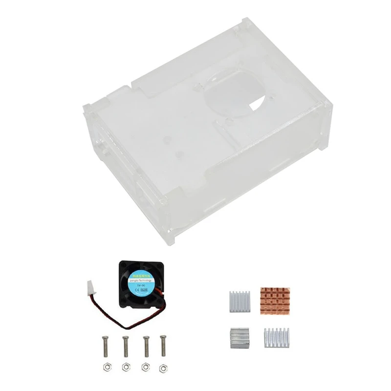 3 5 дюйма акриловый чехол для Raspberry Pi 4 Модель B Акриловый Корпус коробка с