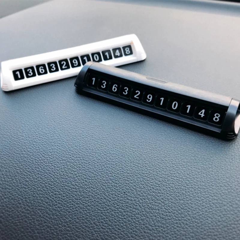 

Temporary Parking Card Plate Hidden Phone Number Parking Card In Car Stop Sign Auto Car Decor Car Sticker Car Accessories