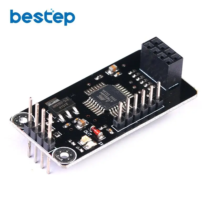 ATMEGA48 + NRF24L01 модуль беспроводной защиты SPI к IIC I2C TWI плата для разработки интерфейса