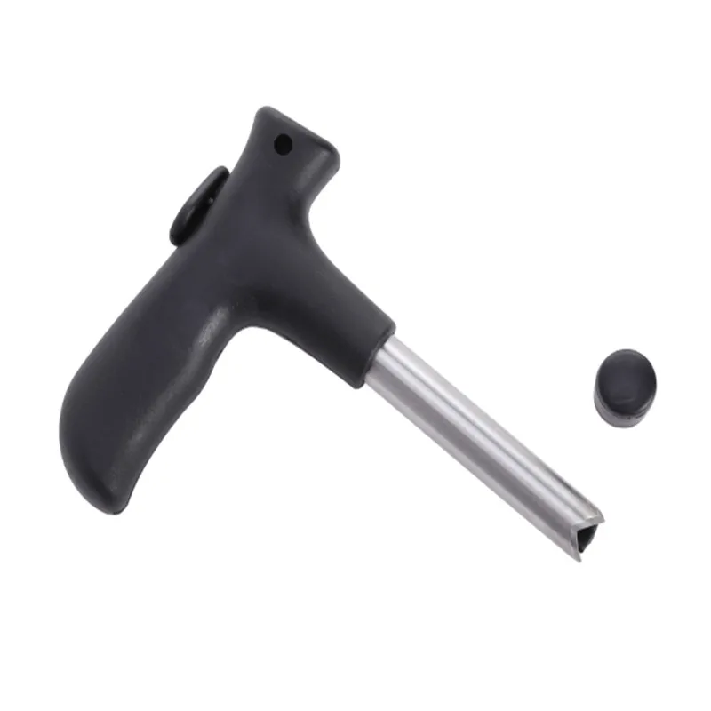 Открывалка для кокоса инструмент 1 шт. черный Coco удар Нажмите дрель соломенная