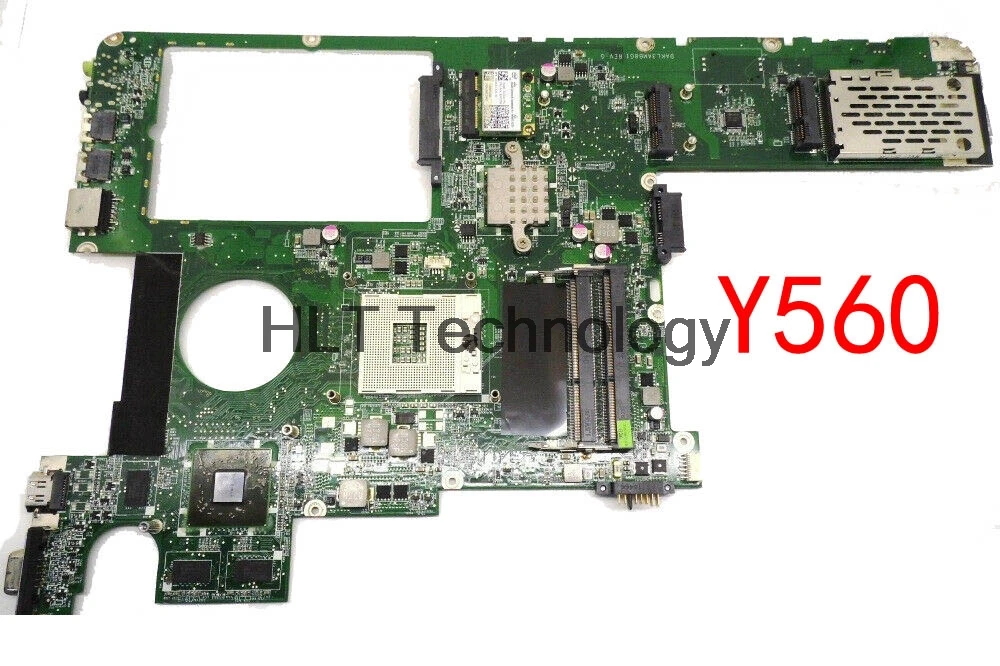 HOLYTIME материнская плата для ноутбука lenovo y560 DAKL3AMB8E0 HM55 DDR3 HD5730 1 ГБ неинтегрированная