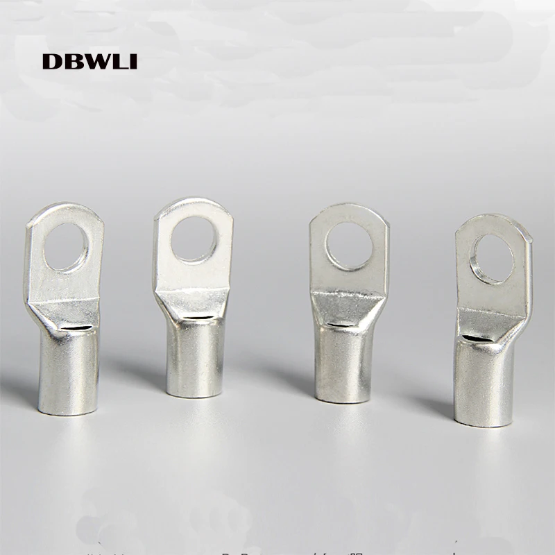 

50PCs Bolt Hole Tinned Copper Cable lugs Battery Terminals set Wire terminals connector 4mm-10mm SC4-4/5/6 SC6-5/6 SC10-6/8