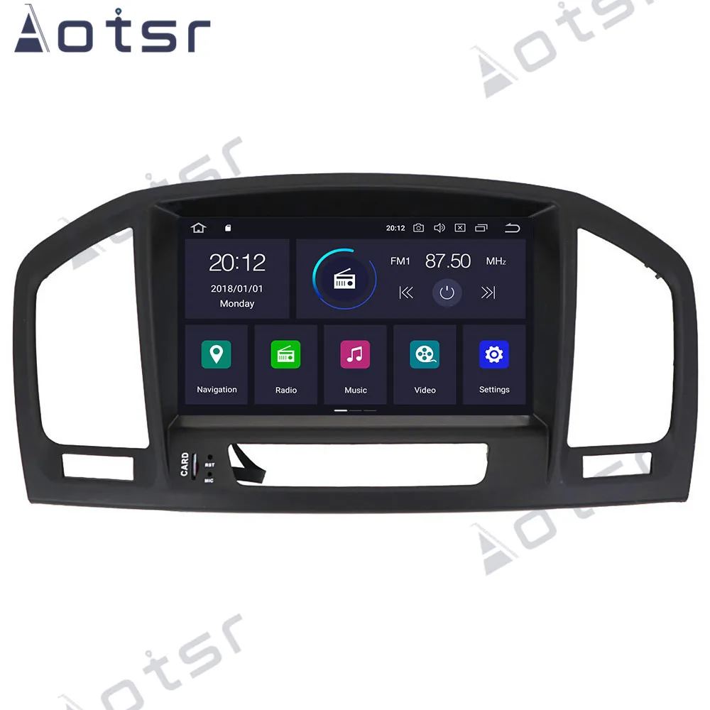 Андроид 10 IPS автомобильный dvd-плеер с экраном GPS навигации для Opel Vauxhall Holden Insignia 2008
