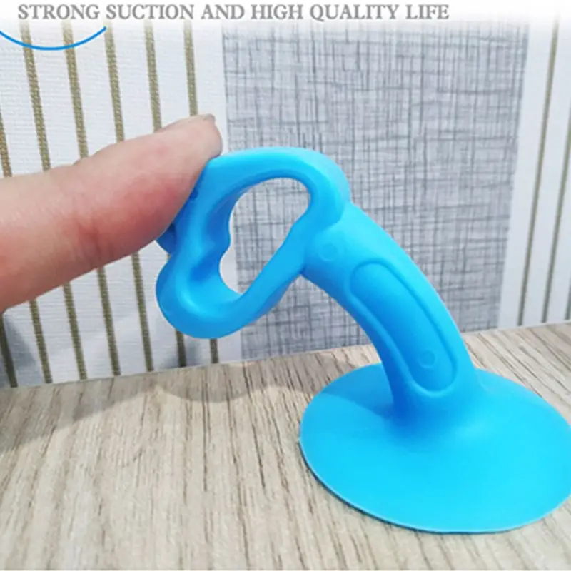 Силиконовый дверной фиксатор бесшумный держатель для дверей дверная ручка