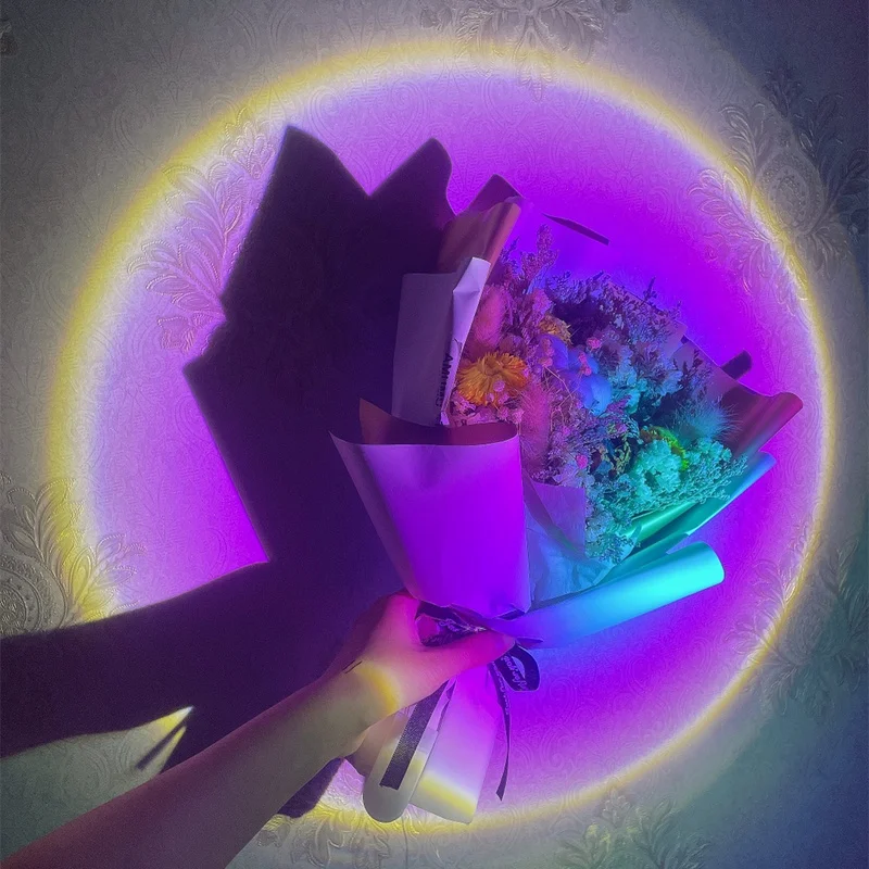 

Sunset Projection Night Lights Live Background Like A Galaxy Projector Atmospheric Rainbow Lights Decorate Bedroom Walls