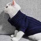Женская зимняя одежда для домашних животных для маленьких собак, женская одежда, шерстяная Мягкая футболка для собак, куртка # W2