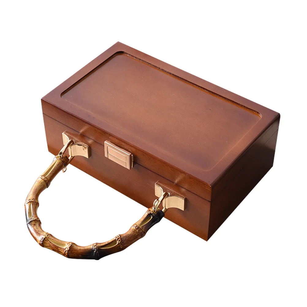 

Деревянная коробка для чая, коробка для хранения чая, коробка для упаковки чая, креативный контейнер для чая