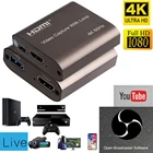 Плата видеозахвата HDMI, 4K, 60 Гц, USB 2,0, 3,0, 1080p
