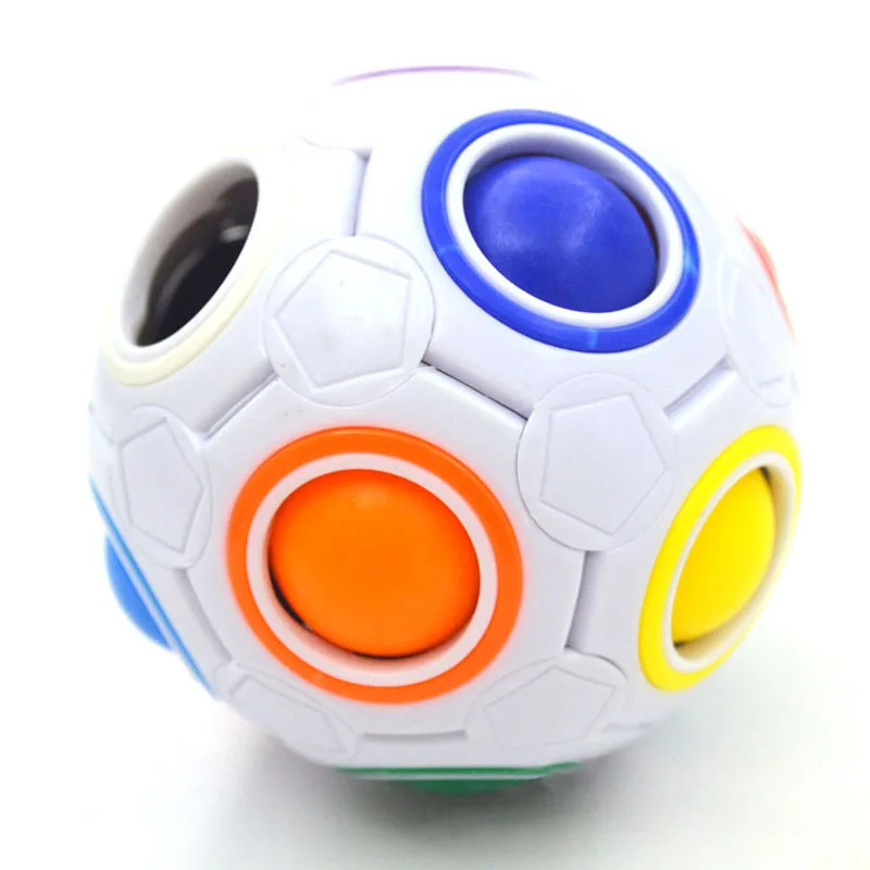 

Сферический магический куб, игрушка, новые игрушки, футбольный пазл, Радужный шар, обучающие и развивающие игрушки для детей и взрослых L0125