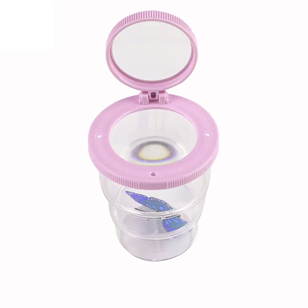 Коробка жуков увеличит средство для просмотра насекомых увеличительное стекло