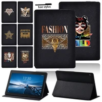 tablet case for lenovo tab e10m10 10 1 inch leather stand protective sleeve cover for lenovo tab m10 plus 10 3 inch tb x606f