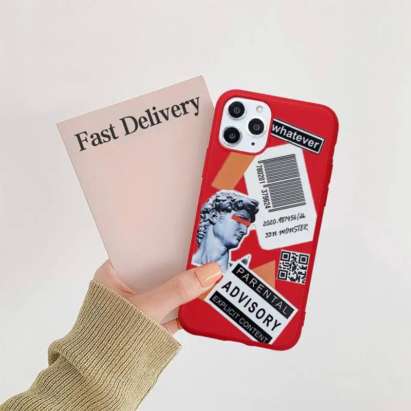 

label luxury Phone Case coque Candy Color for iPhone 11 12 mini pro XS MAX 8 7 6 6S Plus X SE 2020 XR