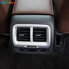 Матовая задняя крышка вентиляционного отверстия для VW For Volkswagen Touran 2016 2017 2018 2019 ABS, декоративная рамка, наклейка на выход переменного тока