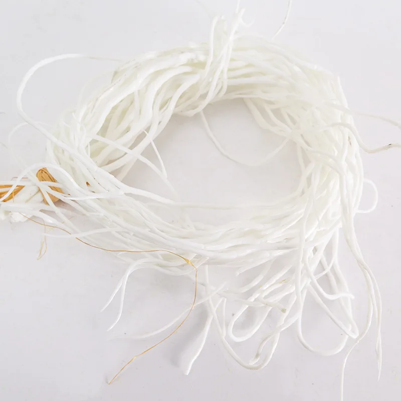 white Искусственные растения PU фаленопсис корни искусственная Орхидея корень должен свадебный декоративный цветок для дома композиции - Цвет: white