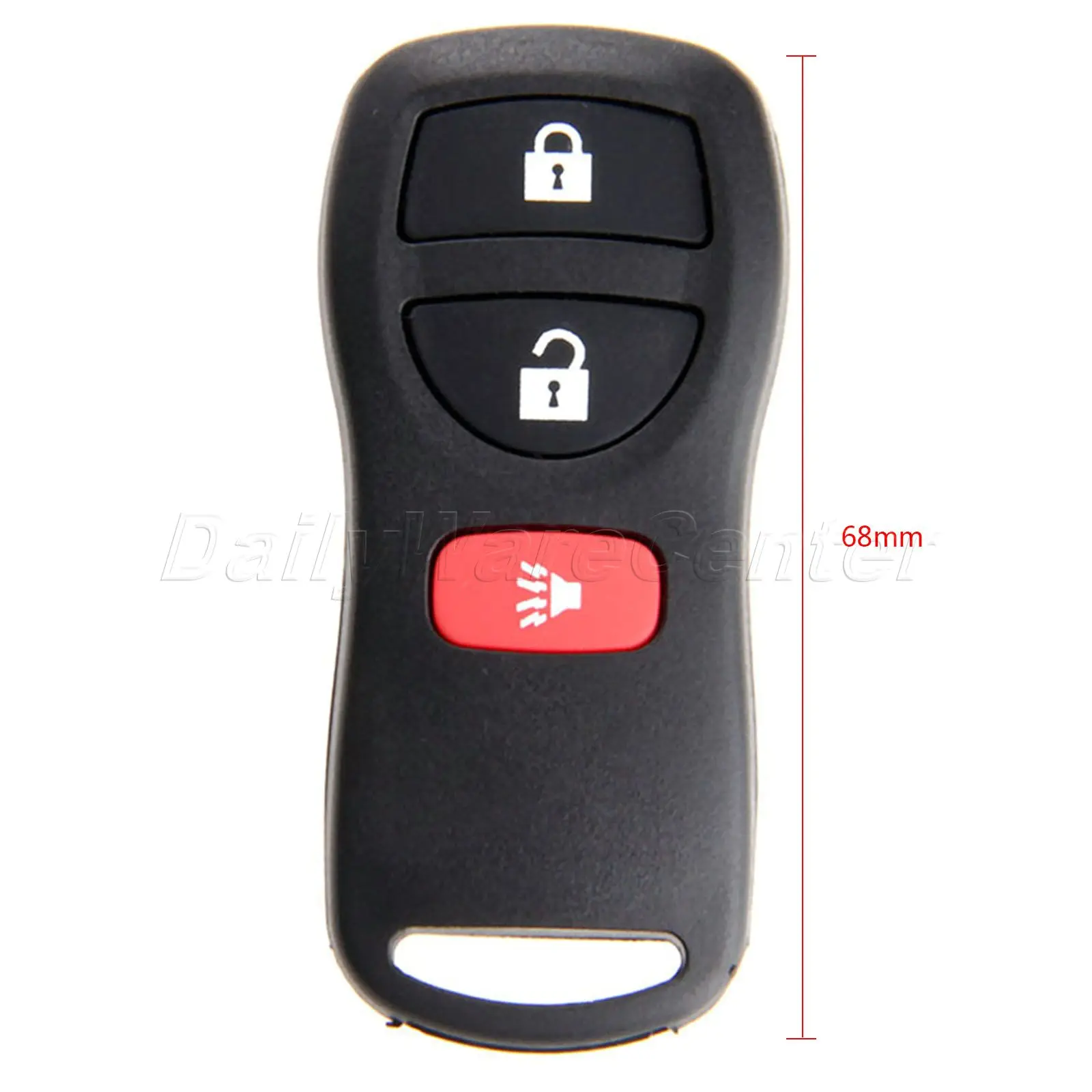 Запасной Автомобильный Брелок дистанционного управления с ключом 3 кнопки чехол